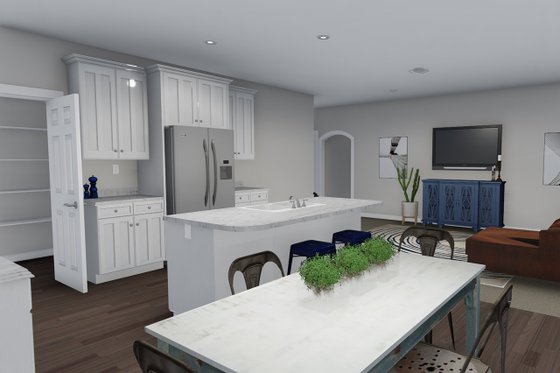 Interior - Kitchen 1 for Ranch House Plan #1060-39 - 3 bed, 2 bath