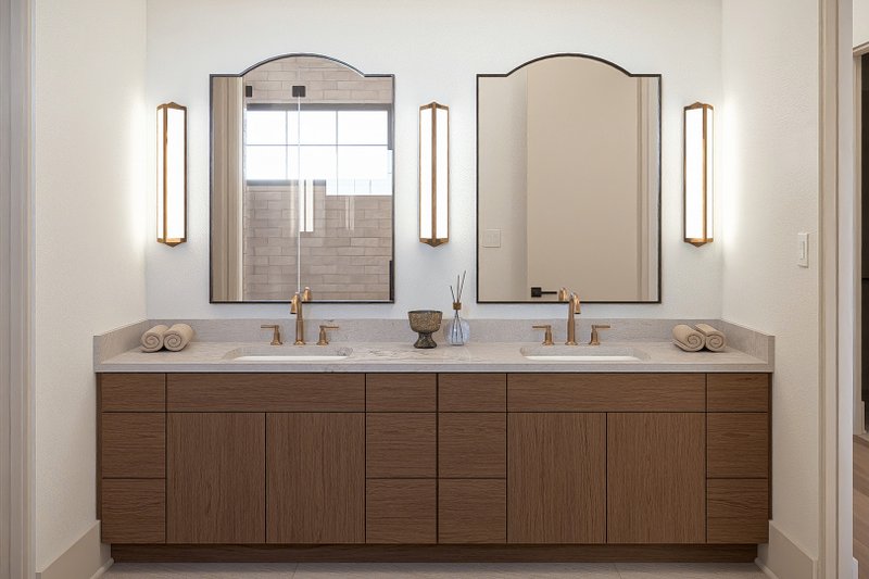 Architectural House Design - Interior - Master Bathroom for Contemporary House Plan #455-798 - 3 bed, 2.5 bath