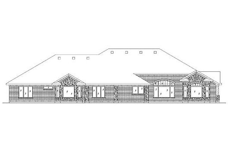 House Design - Exterior - Rear Elevation for Traditional House Plan #5-340 - 3 bed, 2.5 bath