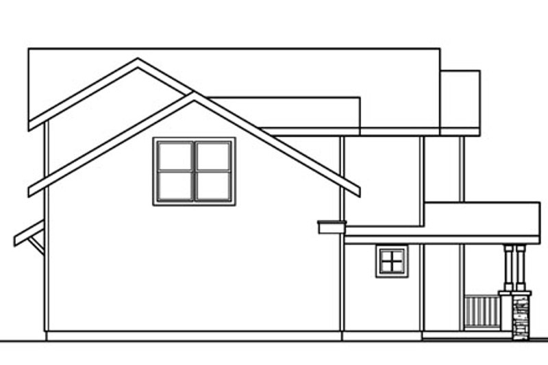 Home Plan - Exterior - Other Elevation House Plan #124-719 - 3 bed, 1.5 bath