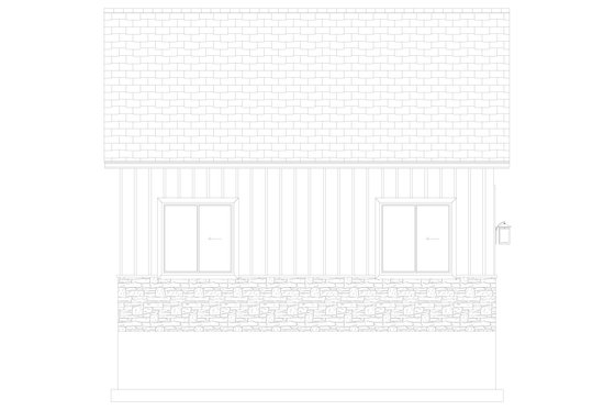 Exterior - Other Elevation 1 for Craftsman House Plan #1060-359, 0 bath