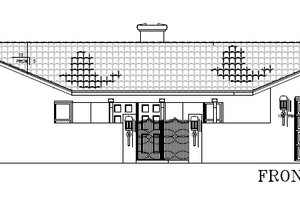 Exterior - Other Elevation for Ranch House Plan #1-397 - 3 bed, 2 bath