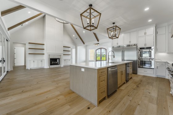 Interior - Kitchen for European House Plan #1096-145 - 4 bed, 4.5 bath