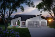 Modern Style House Plan - 4 Beds 3 Baths 2567 Sq/Ft Plan #70-1538 