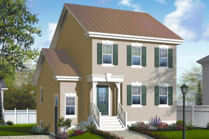 Dream House Plan - Country Exterior - Front Elevation Plan #23-2182