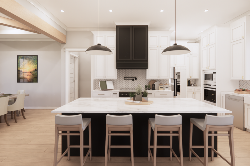 Home Plan - Interior - Kitchen for Farmhouse House Plan #1074-81 - 4 bed, 3.5 bath