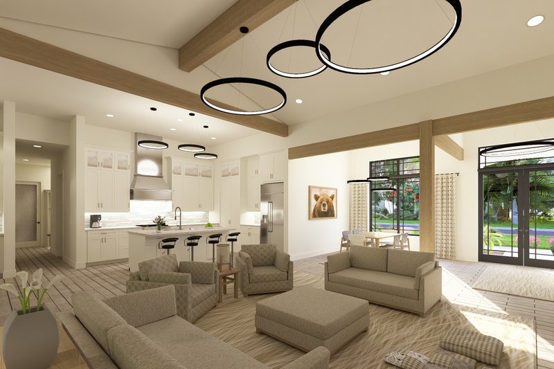 House Plan Design - Interior - Family Room for Contemporary House Plan #1069-42 - 3 bed, 2.5 bath
