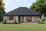 Traditional Style House Plan - 3 Beds 2 Baths 1932 Sq/Ft Plan #124-1375 Exterior 