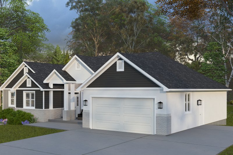 Home Plan - Exterior - Front Elevation 4 for Country House Plan #1060-349 - 3 bed, 2.5 bath
