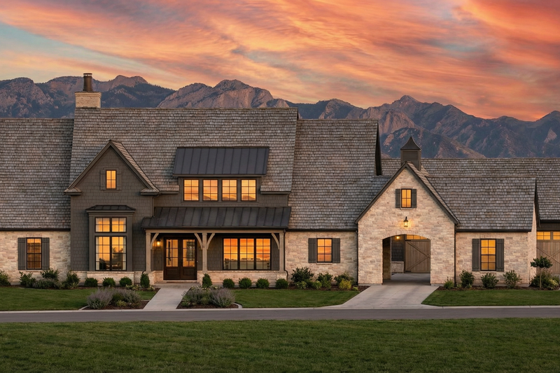 House Design - Exterior - Front Elevation 3 for European House Plan #1096-187 - 5 bed, 5.5 bath