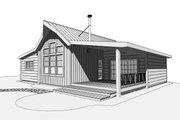 Barndominium Style House Plan - 2 Beds 3 Baths 1736 Sq/Ft Plan #1099-9 