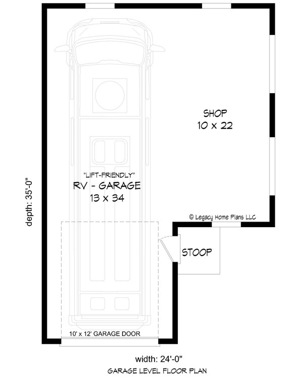 House Blueprint - Traditional Floor Plan - Main Floor Plan #932-708