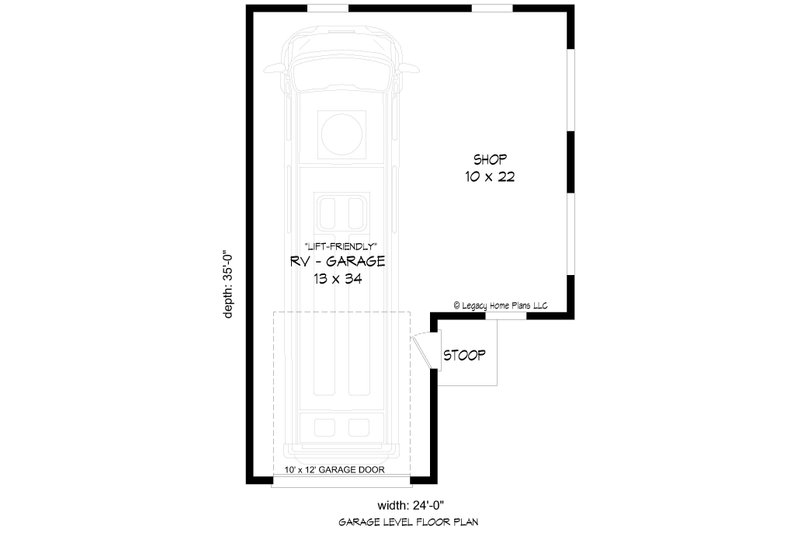 House Plan Design - Floor Plan - Main Floor for Traditional House Plan #932-708, 0 bath