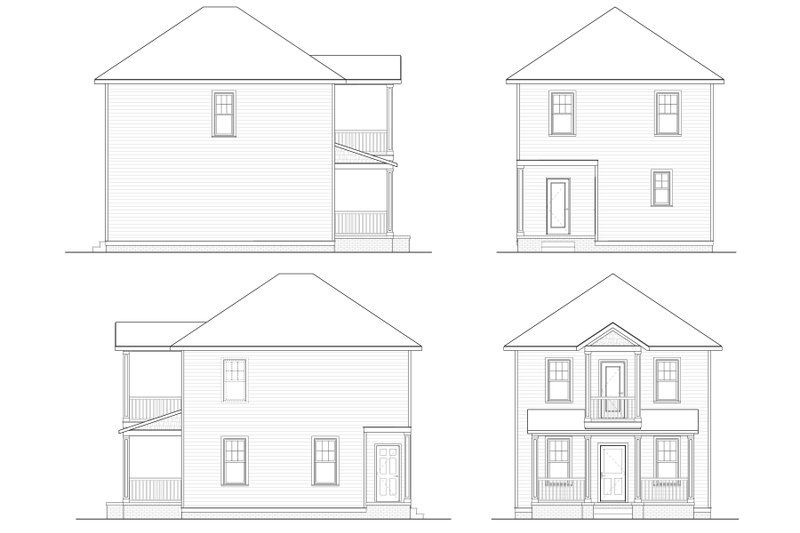 Home Plan - Exterior - Other Elevation for Craftsman House Plan #936-21 - 3 bed, 2.5 bath