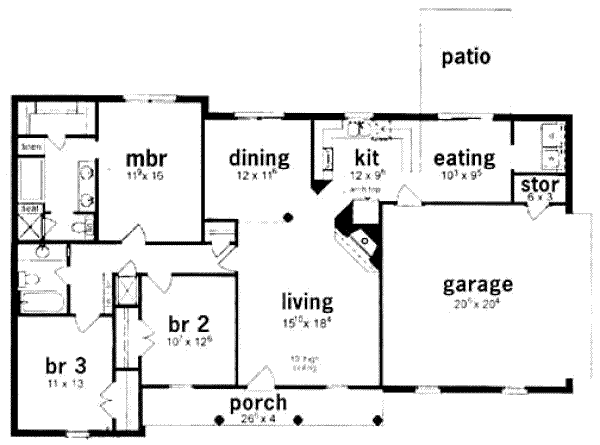 Floor Plan - Main Floor Plan #36-324