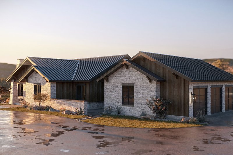 Architectural House Design - Exterior - Other Elevation 3 for Craftsman House Plan #455-791 - 3 bed, 2.5 bath