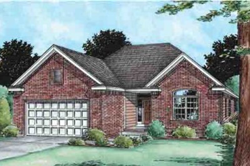 Home Plan - Ranch Exterior - Front Elevation Plan #20-1530