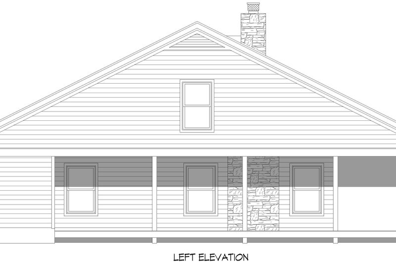Home Plan - Exterior - Other Elevation for Country House Plan #932-1420 - 2 bed, 2 bath