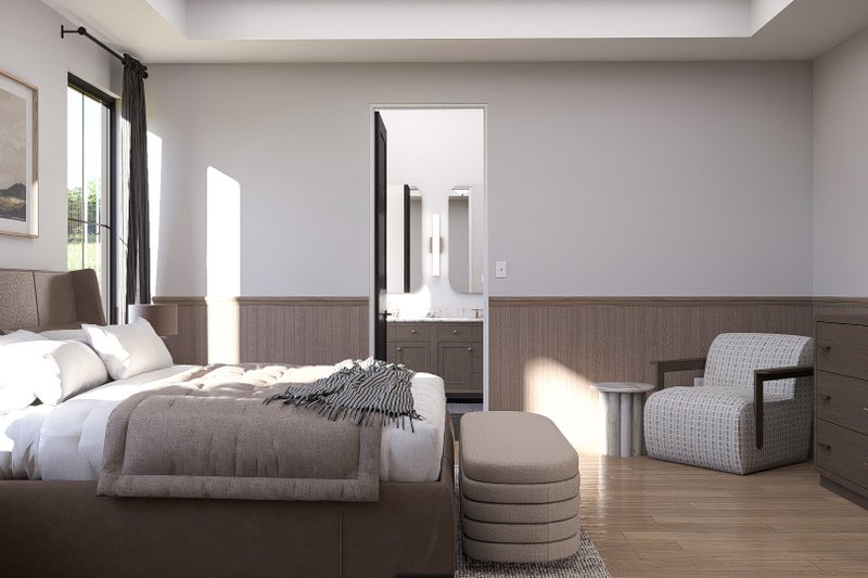 House Design - Interior - Master Bedroom 1 for Barndominium House Plan #455-697 - 5 bed, 4.5 bath