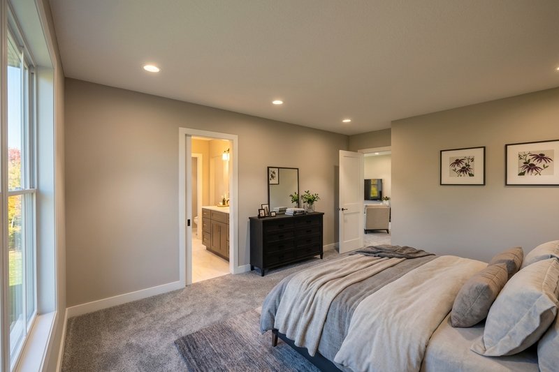 House Blueprint - Interior - Master Bedroom 1 for Farmhouse House Plan #51-1514 - 3 bed, 2.5 bath
