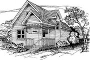 Cottage Style House Plan - 3 Beds 2 Baths 1032 Sq/Ft Plan #50-204 