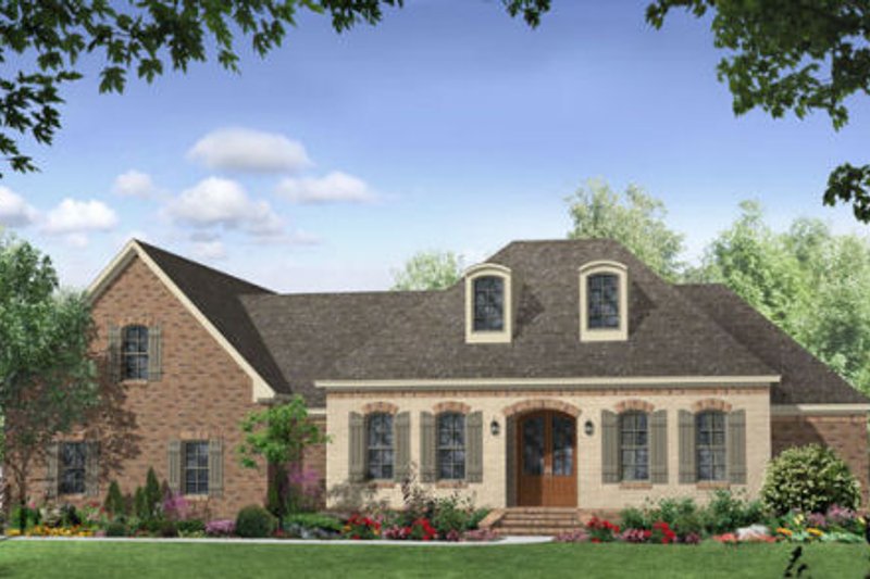 Architectural House Design - European Exterior - Front Elevation Plan #21-257