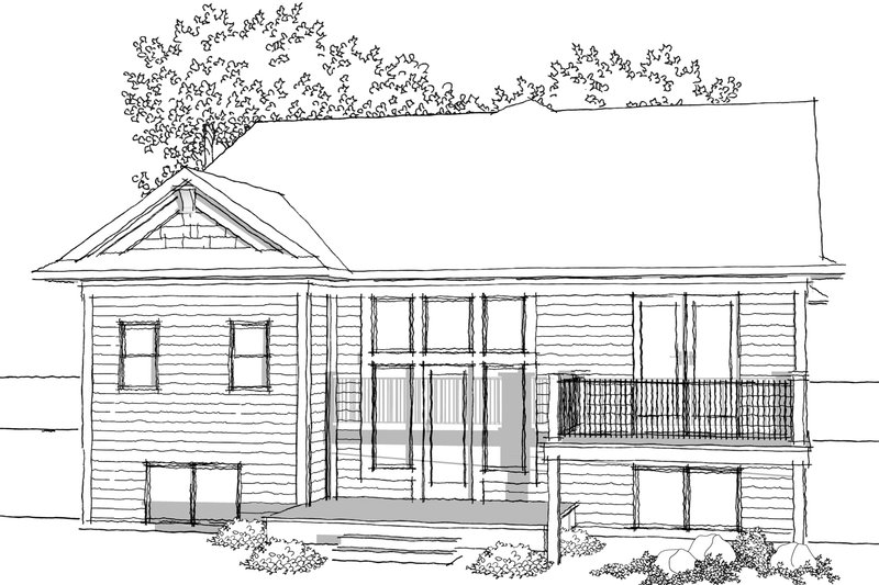 House Plan Design - Photo 1 for Ranch House Plan #70-1026 - 1 bed, 2 bath