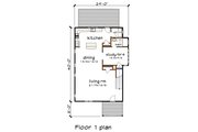Modern Style House Plan - 4 Beds 3 Baths 2052 Sq/Ft Plan #79-366 