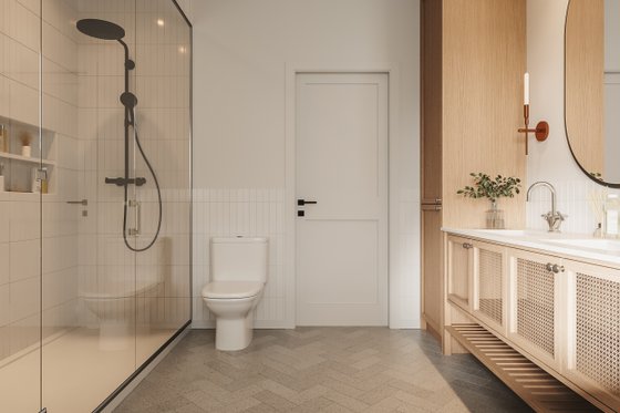 Interior - Master Bathroom 1 for Farmhouse House Plan #23-2820 - 5 bed, 2.5 bath