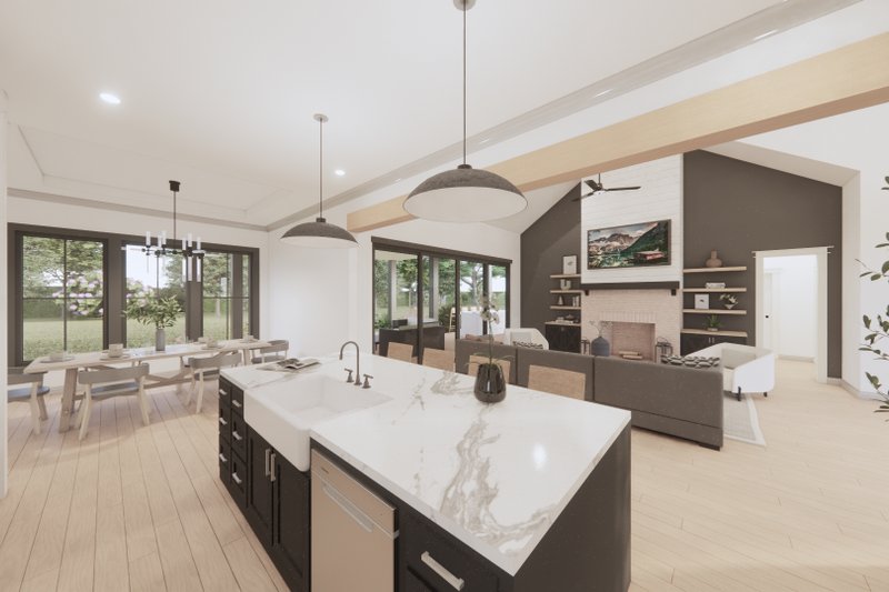 Dream House Plan - Interior - Kitchen 2 for Farmhouse House Plan #1074-84 - 4 bed, 3.5 bath