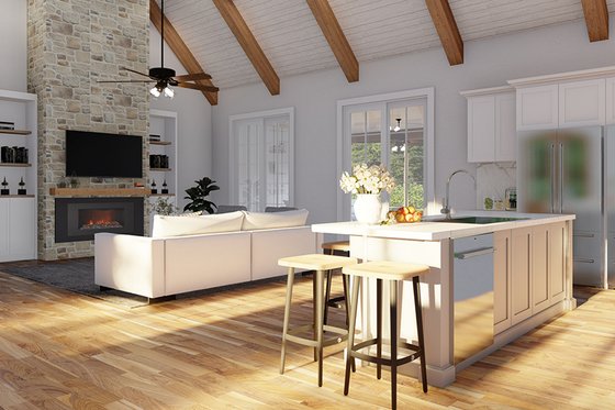 Interior - Kitchen 1 for Craftsman House Plan #923-324 - 3 bed, 3.5 bath