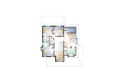 European Style House Plan - 4 Beds 3.5 Baths 3037 Sq/Ft Plan #23-657 