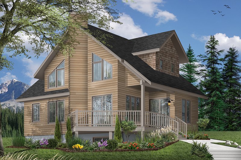 Home Plan - Country Exterior - Front Elevation Plan #23-2030