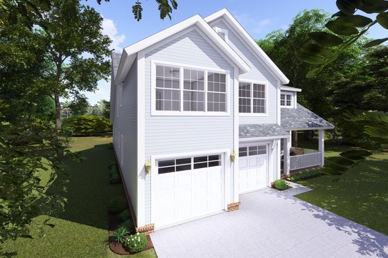 Exterior - Other Elevation 2 for Traditional House Plan #513-2196 - 4 bed, 3.5 bath
