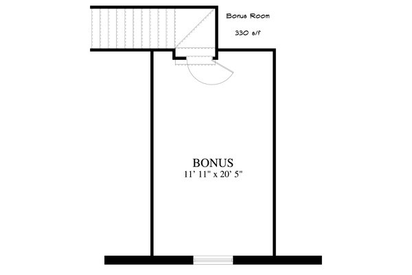 House Design - Ranch Floor Plan - Upper Floor Plan #1060-5