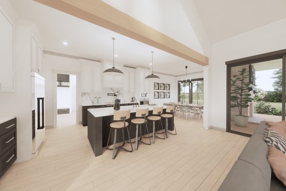 Interior - Kitchen 1 for Farmhouse House Plan #1074-84 - 4 bed, 3.5 bath