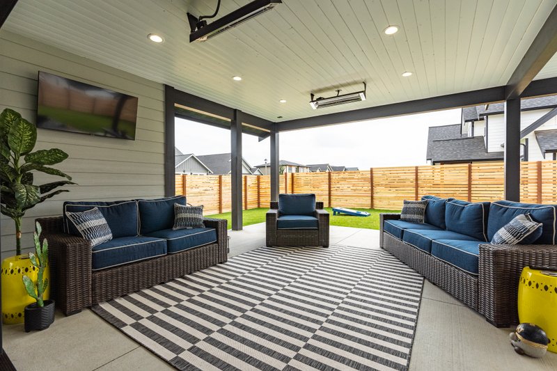 Home Plan - Exterior - Outdoor Living 3 for Contemporary House Plan #1070-153 - 3 bed, 2.5 bath