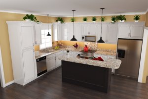 Interior - Kitchen for Country House Plan #21-368 - 3 bed, 2.5 bath