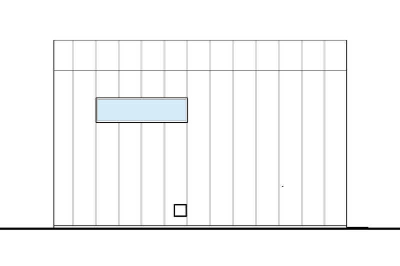 Dream House Plan - Exterior - Rear Elevation for Contemporary House Plan #1114-120, 0 bath