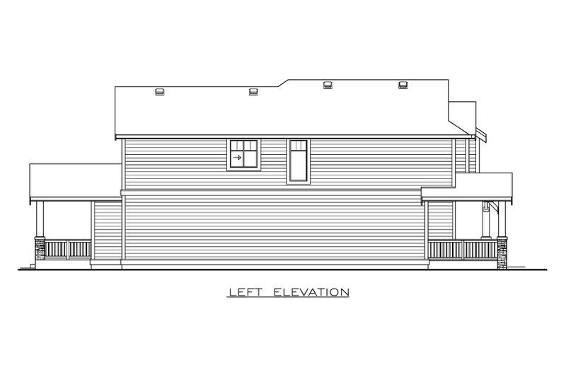 Home Plan - Exterior - Other Elevation for Craftsman House Plan #1100-135 - 3 bed, 2.5 bath