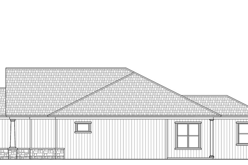 Architectural House Design - Exterior - Other Elevation for Craftsman House Plan #938-98 - 3 bed, 2 bath
