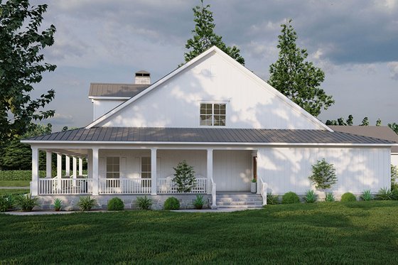 Exterior - Other Elevation for Farmhouse House Plan #923-318 - 3 bed, 3 bath