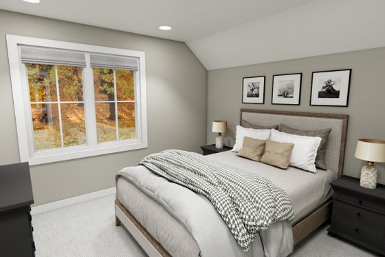 Interior - Bedroom 1 for Bungalow House Plan #51-1408 - 3 bed, 2.5 bath