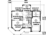 Victorian Style House Plan - 3 Beds 1 Baths 1787 Sq/Ft Plan #25-4762 