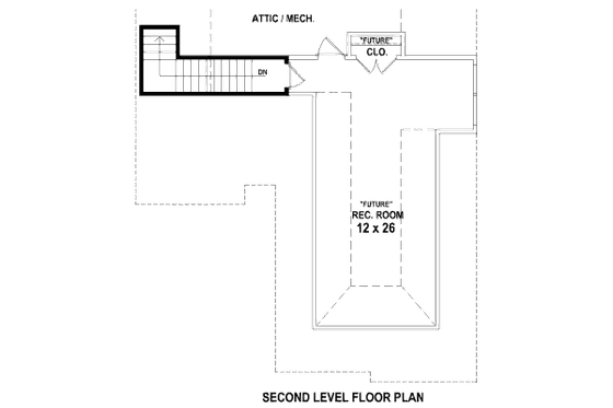 Floor Plan - Other Floor for Traditional House Plan #81-13906 - 3 bed, 2 bath