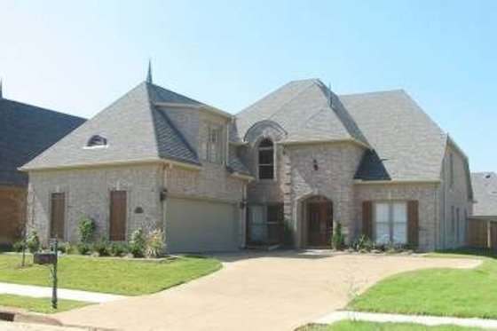 Exterior - Front Elevation for European House Plan #81-1574 - 3 bed, 3.5 bath