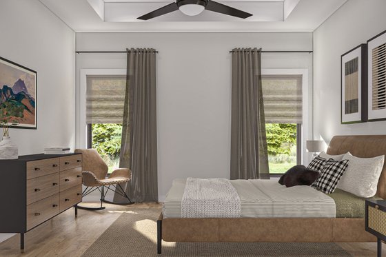 Interior - Master Bedroom 1 for Modern House Plan #455-499 - 3 bed, 2.5 bath