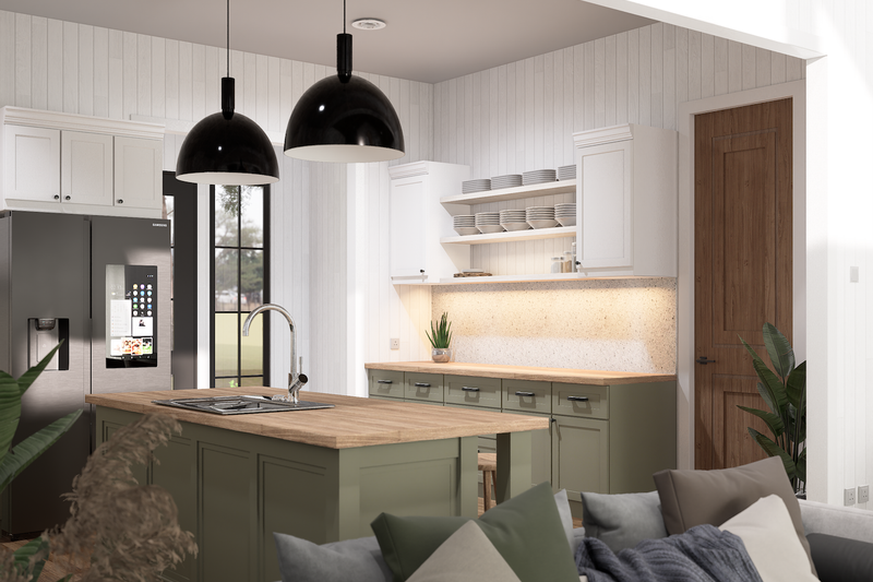 Architectural House Design - Interior - Other for Barndominium House Plan #119-466 - 2 bed, 2 bath