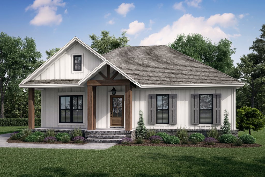 Country Style House Plan 2 Beds 2 Baths 1301 Sq Ft Plan Country Style House Plan 2 Beds 2 Baths 1301 Sq Ft Plan