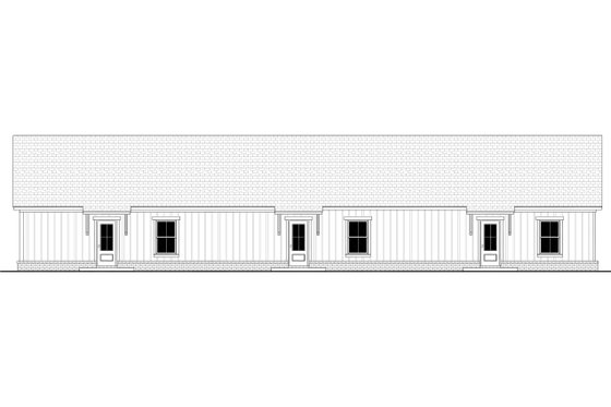 Exterior - Rear Elevation for Traditional House Plan #430-389 - 6 bed, 6 bath